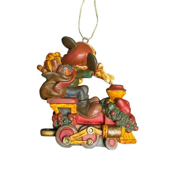 Snowman & Mickey Mouse Holiday Ornaments Set Of 2 Resin Christmas Figurines - Picture 9 of 13